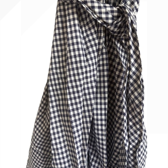 Tommy Hilfiger Gingham Shirt Dress Belted Casual‎ Career Size 4 - Picture 3 of 7